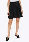 Kenzo Boke Flower Mini Skirt In Black