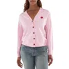 Kenzo Lightweight Wool Cardigan In Pink
