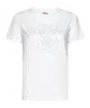 Kenzo Boke-flower Organic Cotton T-shirt In White