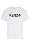 Kenzo Boke Flower Oversize Tshirt In White