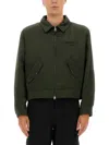 Kenzo "boke Flower" Padded Jacket In Green