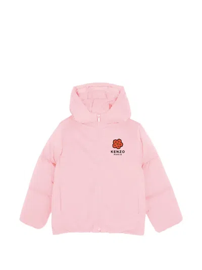 Kenzo Kids' Boke Flower Padded Jacket In Pink