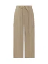 Kenzo Boke Flower Trousers In Beige