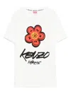 Kenzo Graphic Print Crewneck Short Sleeve T-shirt In White