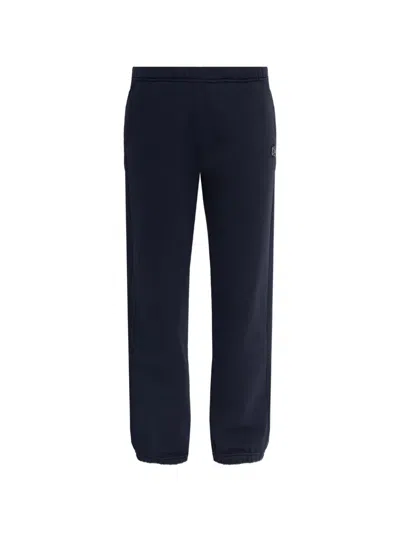 Kenzo Boke Flower Patch-pocket Trousers In Blue