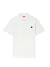 Kenzo "boke Flower" Polo Shirt In White