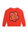 Kenzo Boke Flower-print Crew-neck Sweatshirt In Red