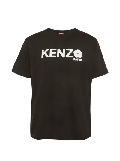 Pre-owned Kenzo Boke Flower Print T-shirt In Black