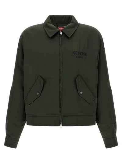 KENZO BOKE FLOWER PUFFER JACKETS GREEN