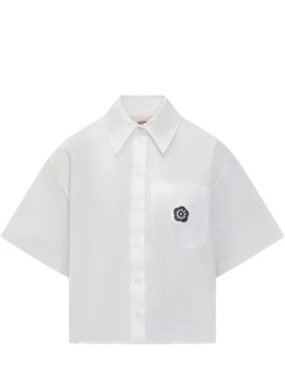 Kenzo Boke Flower 2.0 Dropped Shoulders Shirt In White