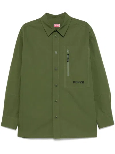 Kenzo Boke Flower Shirt In Green