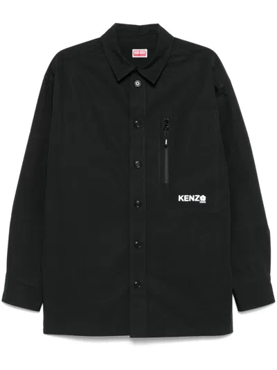 Kenzo Boke Flower Shirt In Black
