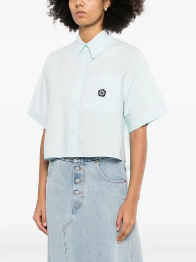 Kenzo Boke Flower Shirt In Blue