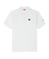 Kenzo "boke Flower" Polo Shirt In White
