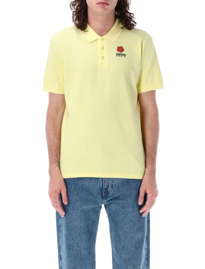 Kenzo Boke Flower Slim Polo In Vanilla