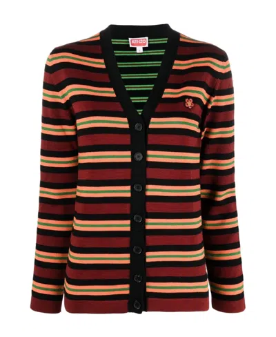 KENZO STRIPED CARDIGAN