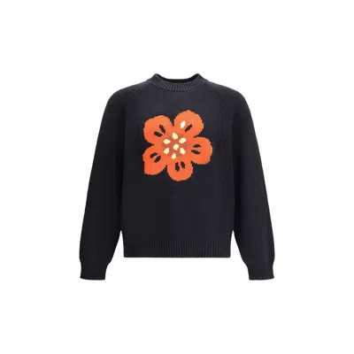 Kenzo Boke Flower Sweater In Black