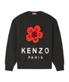 Kenzo Logo Printed Crewneck Sweatshirt In Black