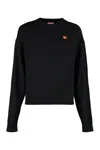 Kenzo Boke Flower Sweater In Wool In Black