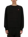 Kenzo Boke Flower Embroidered Cotton Sweatshirt Clothing