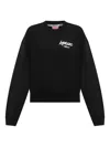 Kenzo Futura Oversize Cocoon Sweatshirt Sweatshirts Black In Black