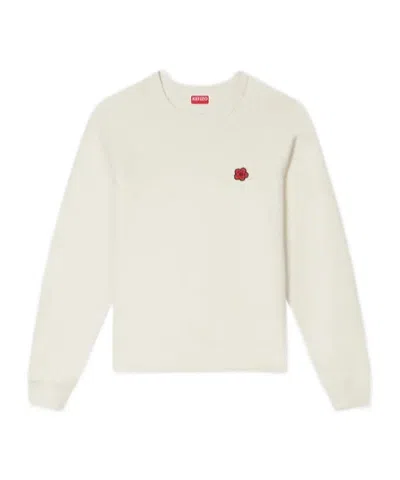 Kenzo 'boke Flower' Sweatshirt In Cotton In White