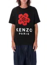 Kenzo Tshirt Con Stampa Boke Flower In Black