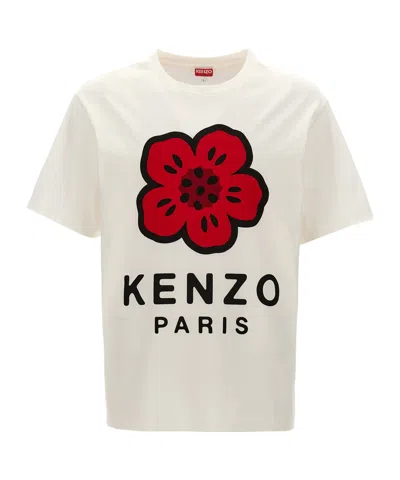 KENZO KENZO BOKE FLOWER PRINTED CREWNECK T-SHIRT
