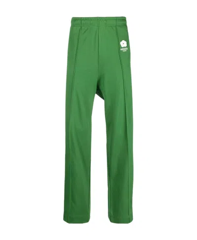 Kenzo Boke Flower Track Pants In Green