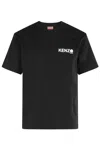 Kenzo Boke Flower 2.0 Classic Cotton Logo Graphic T-shirt In Black