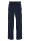 Kenzo Navy  Paris Striped Sweatpants In Blue