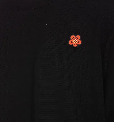 Kenzo Boke Flower Wool Jumper In Black