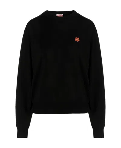 KENZO KENZO BOKE FLOWER CREST CREWNECK JUMPER