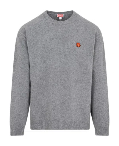 KENZO KENZO BOKE FLOWER CREWNECK KNITTED JUMPER