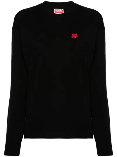 KENZO KENZO BOKE FLOWER WOOL SWEATER