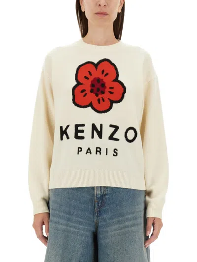 Kenzo Sweaters In Beige