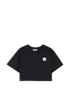 Kenzo Boke Flower-patch T-shirt In Blue