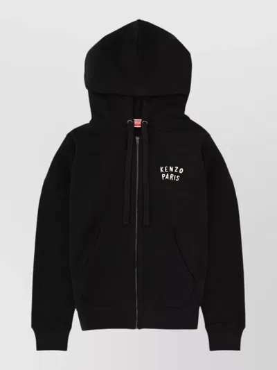 Kenzo Boke Heart Hooded Sweatshirt Front Pockets