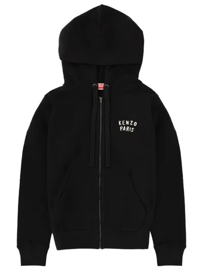 Kenzo Boke Heart Sweatshirt In Black