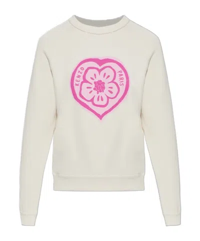 Kenzo Logo-detail Sweatshirt In Neutral