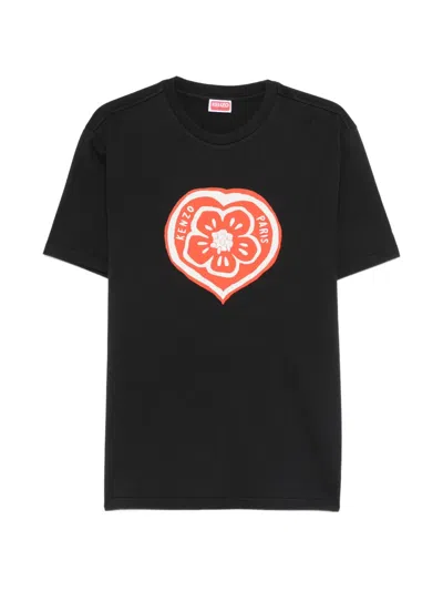 Kenzo Boke Heart T-shirt In Black