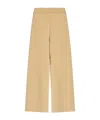 Kenzo Boke Wool Palazzo Pants In Nude