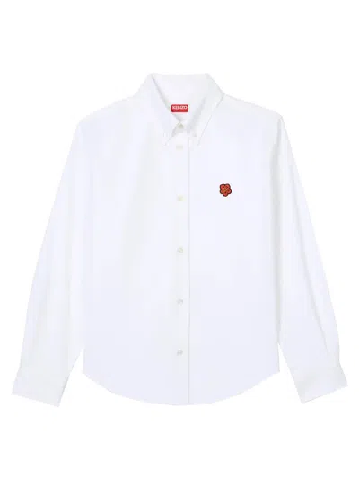 Kenzo Bokeh Flower Shirt In White