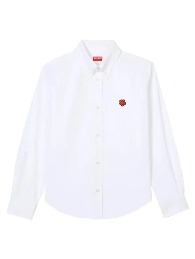Kenzo "bokeh Flower" Shirt In White