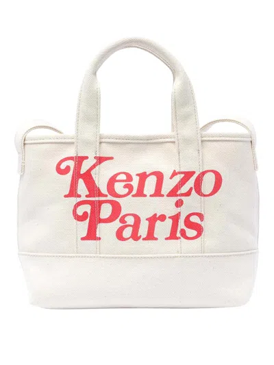 Kenzo Small Paris Bag In Beige