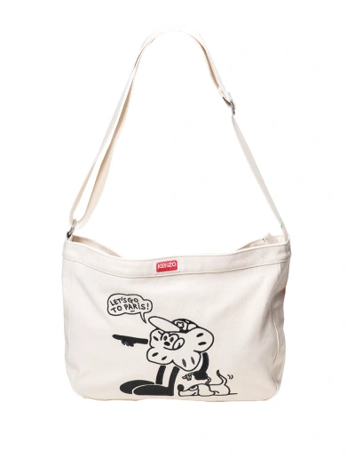 Kenzo Bolsa Bandolera - Blanco In White