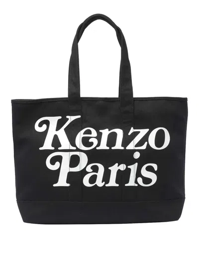 KENZO UTILITY VERDY PARIS TOTE BAG