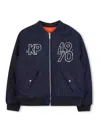 Kenzo Long-sleeved Jacket In Blue