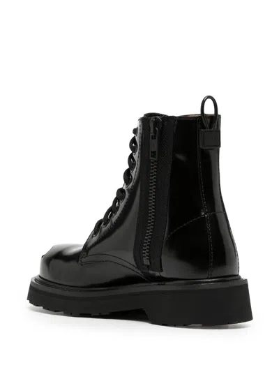 Kenzo Flat Ankle Boots  Woman In Black