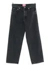 Kenzo Botan Jeans In Gray